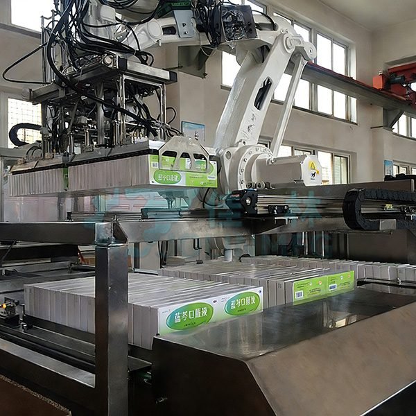 Automatic packing and palletizing robotic arm